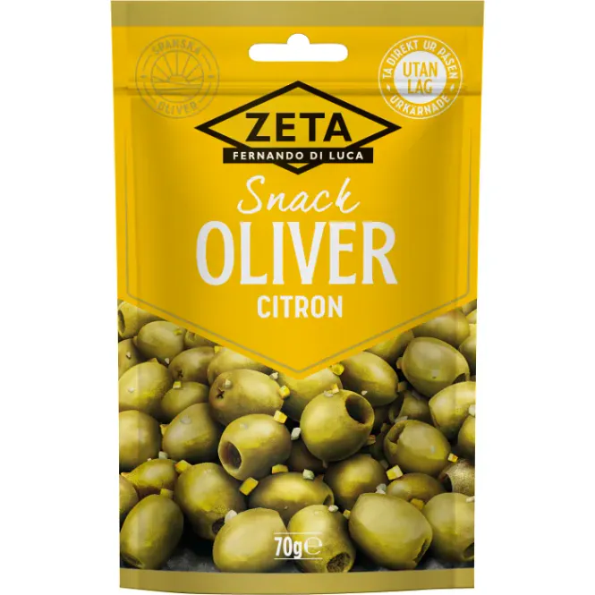 Huvudbild Snack Oliver Citron