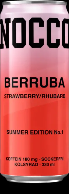 Huvudbild Nocco Berruba Strawberry/Rhubarb
