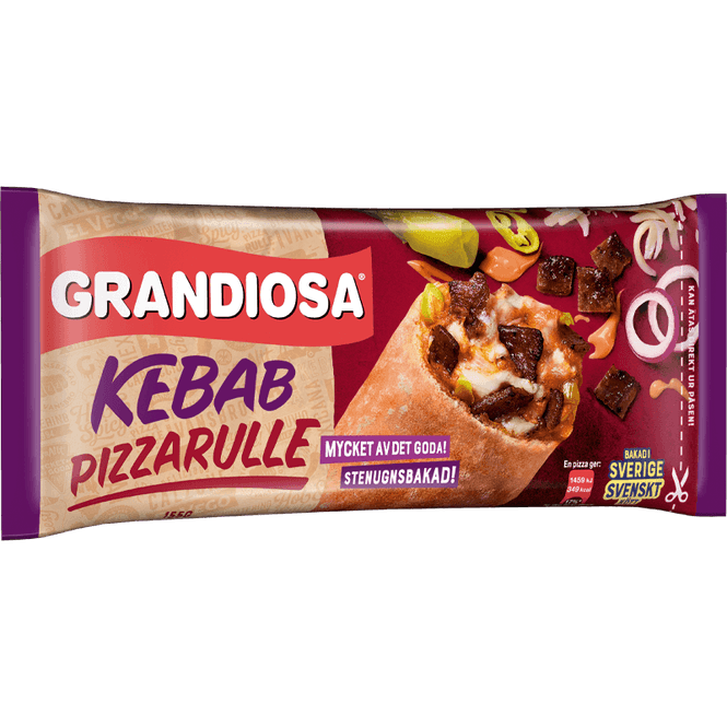 Huvudbild Grandiosa Pizzarulle Kebab