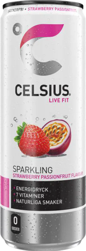 Celsius Sparkling Strawberry Passionfruit